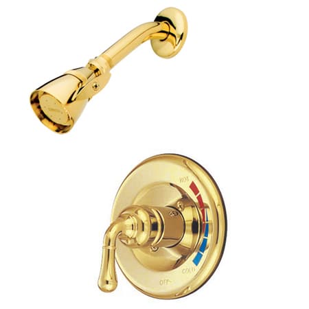 A large image of the Kingston Brass KB63.SO Polished Brass