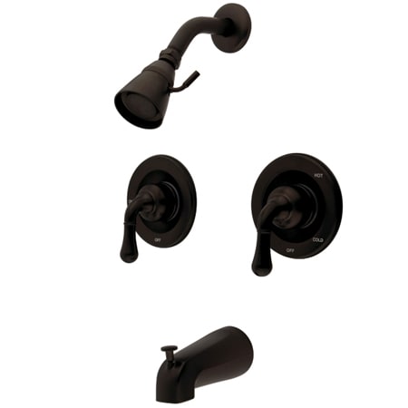 A large image of the Kingston Brass KB67 Oil Rubbed Bronze