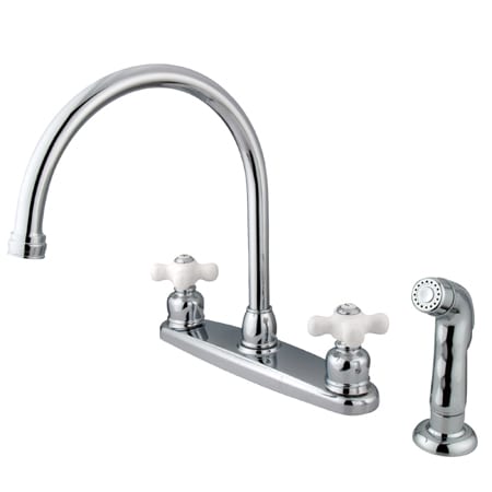 Kingston Brass Kb721pxsp Polished Chrome Vintage Centerset