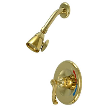 A large image of the Kingston Brass KB863.FLSO Polished Brass