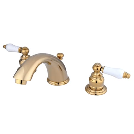 KINGSTON Brass KB962 Magellan II Widespread Lavatory Faucet 8 to 16 Centers 7 Spout Reach Polished Brass