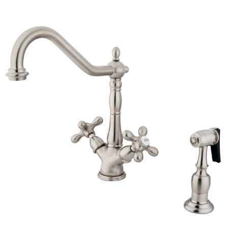 Heritage Double Handle Single Hole Kitchen Faucet Heritage Double Handle Single Hole Kitchen Faucet
