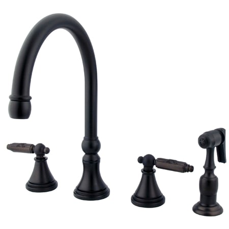 A large image of the Kingston Brass KS279.GLBS Oil Rubbed Bronze