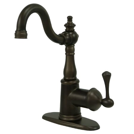 A large image of the Kingston Brass KS764.BL Oil Rubbed Bronze