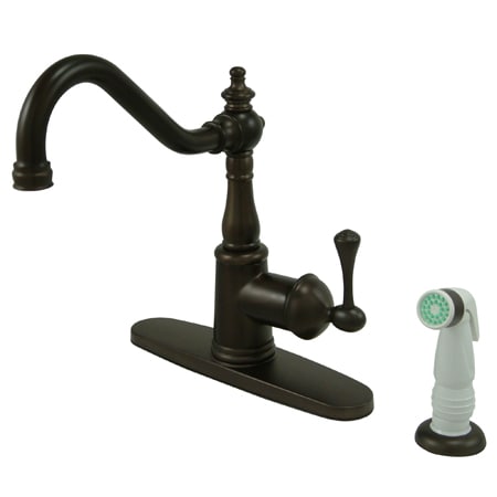 A large image of the Kingston Brass KS781.BL Oil Rubbed Bronze