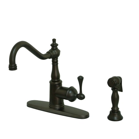 A large image of the Kingston Brass KS781.BLBS Oil Rubbed Bronze