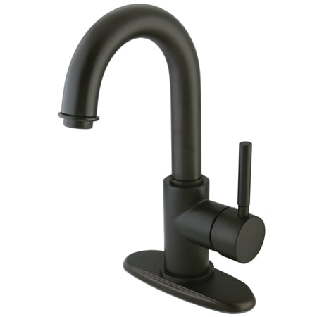 A large image of the Kingston Brass KS843.DL Oil Rubbed Bronze