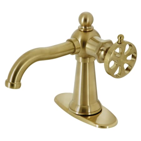 A large image of the Kingston Brass KSD354.RX Brushed Brass