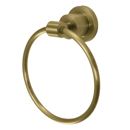 A large image of the Kingston Brass BA8214 Brushed Brass