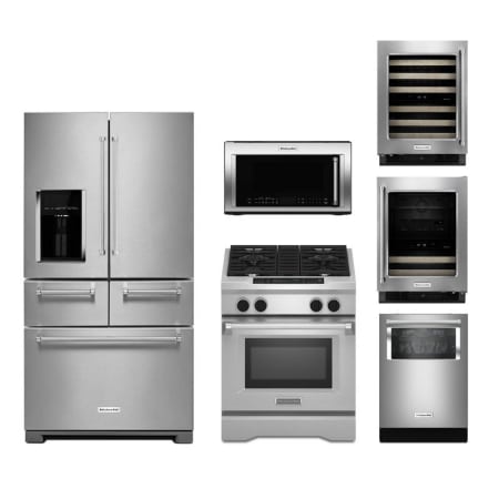 KitchenAid KA-FD36FS-DF30FS-30OTR1000-24BIVW-FD