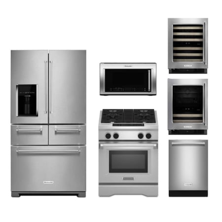 KitchenAid KA-FD36FS-DF30FS-30OTR1200-24BI-L