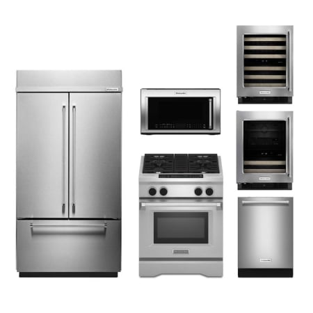 KitchenAid KA-FD42BI-DF30FS-30OTR1000-24BI-L