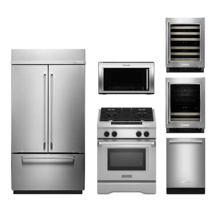 KitchenAid KA-FD42BI-DF30FS-30OTR1000-24BI-R
