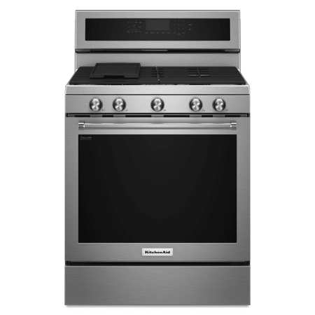 A large image of the KitchenAid KFGG500E Stainless Steel