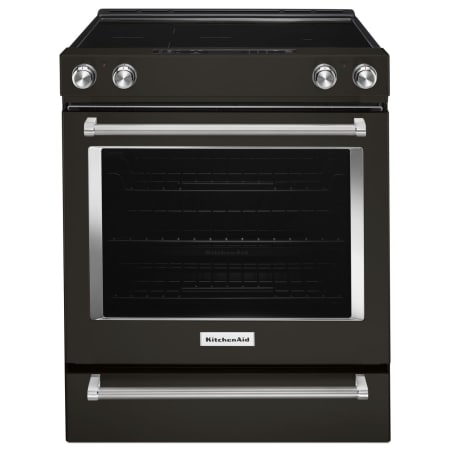 A large image of the KitchenAid KSEG700E Black Stainless