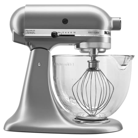 A large image of the KitchenAid KSM150PS Contour Silver