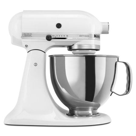 A large image of the KitchenAid KSM150PS White