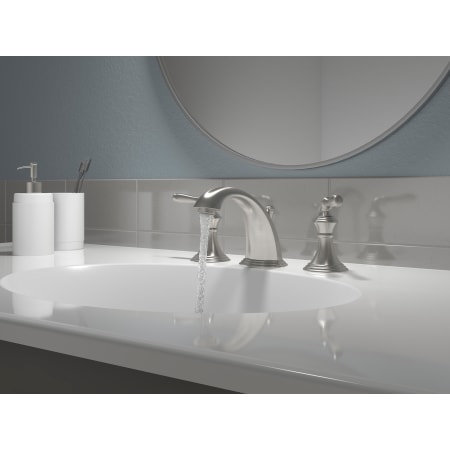 Vibrant Brushed Nickel KOHLER K-393-N4-BN Devonshire Bathroom Sink Faucet 