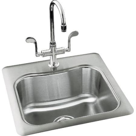 A large image of the Kohler K-3363-2 Stainless Steel