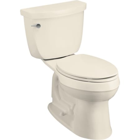 A large image of the Kohler K-3496 Almond