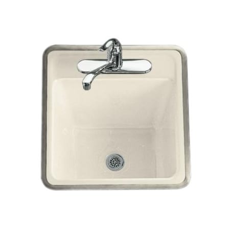 Kohler K 6582 3 47 Almond Fixture Utility Sink Cast Iron From The Park Falls Series Faucetdirect Com