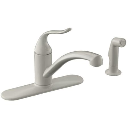 Kohler K-15072-P-96 Biscuit Single Handle Kitchen Faucet with ...
