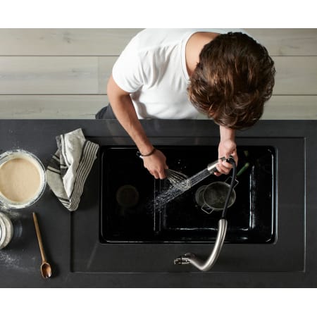Kohler K-72218-B7-CP Polished Chrome Sensate Touchless Pullout High ...