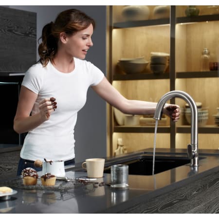 Kohler K-72218-CP Polished Chrome Sensate Touchless Kitchen Faucet with ...