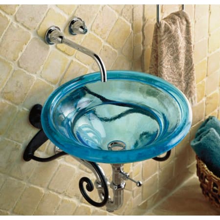 A large image of the Kohler K-2276 Aquamarine Glass