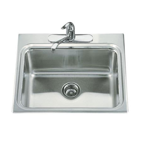 A large image of the Kohler K-3206-3 Stainless Steel
