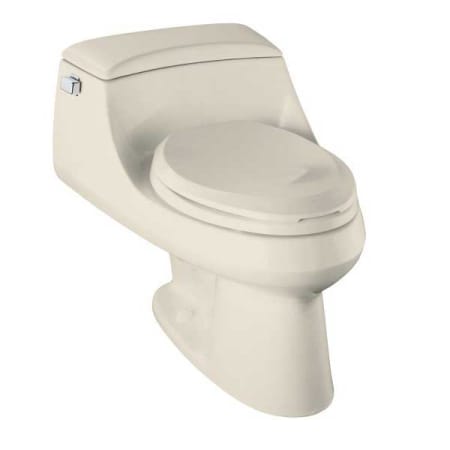 Kohler K 3466 47 Almond San Raphael One Piece Elongated Toilet With A Large Image Of The Kohler K 3466 Almond