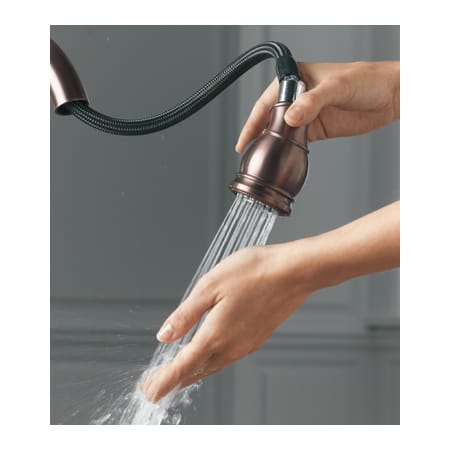 A large image of the Kohler K-690 Pullout Spray Closeup