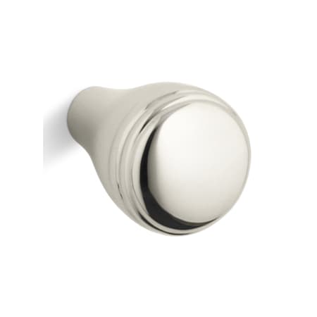 Kohler K-10575-SN Vibrant Polished Nickel Devonshire -3/4 Inch Diameter Conical Cabinet Knob ...