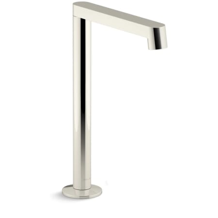 A large image of the Kohler K-23887 Vibrant Polished Nickel