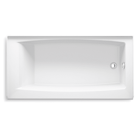 kohler ra entity tub integral drain alcove right apron flange bath hand