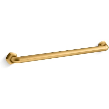 A large image of the Kohler K-27081 Vibrant Brushed Moderne Brass