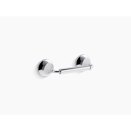 KOHLER Parallel Vibrant Brushed Nickel Wall Mount Single Post Toilet Paper  Holder in the Toilet Paper Holders department at