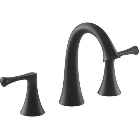 A large image of the Kohler K-35953-4 Matte Black