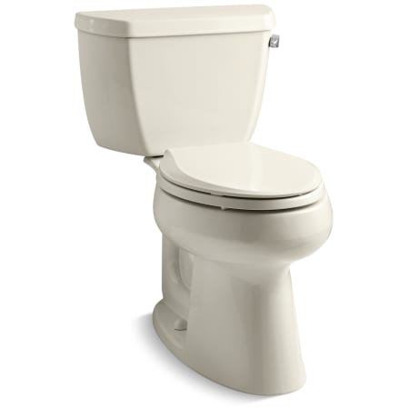 A large image of the Kohler K-3658-RA Almond