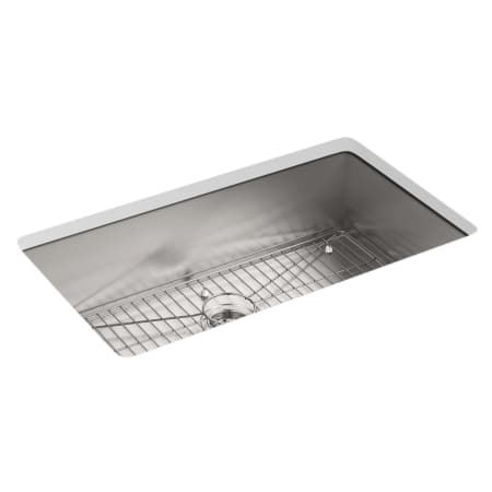 A large image of the Kohler k-3821-4 Stainless Steel