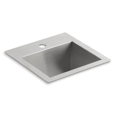 A large image of the Kohler K-3840-1 Stainless Steel