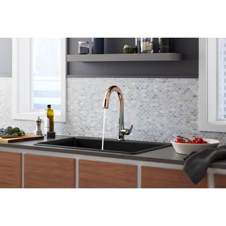 Kohler K 72218 Bl Matte Black Sensate Touchless Kitchen Faucet