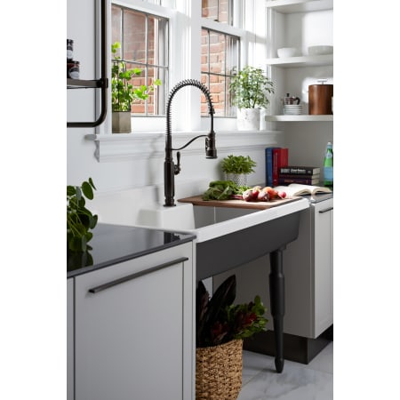 Kohler K 77515 Vs Vibrant Stainless Tournant Pullout Spray