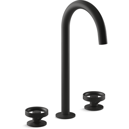 Kohler K-77965-9-BL Matte Black Components Widespread ...