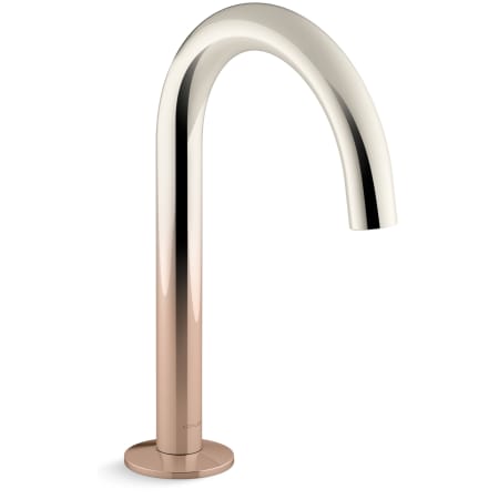 Kohler K-77967-3RS Vibrant Ombré Rose Gold / Polished Nickel Components ...