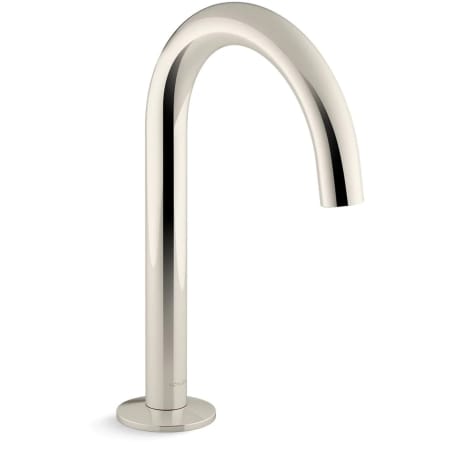 A large image of the Kohler K-77967 Vibrant Polished Nickel