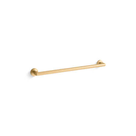 A large image of the Kohler K-78373 Vibrant Brushed Moderne Brass