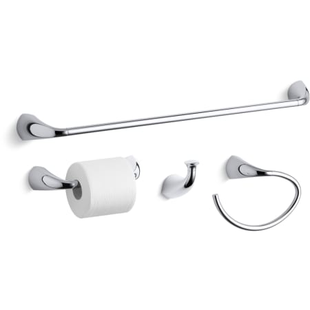 A large image of the Kohler Alteo Better Accessory Pack 1 Polished Chrome
