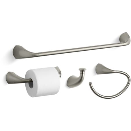 A large image of the Kohler Alteo Better Accessory Pack 2 Vibrant Brushed Nickel