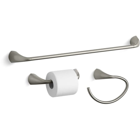 A large image of the Kohler Alteo Good Accessory Pack 1 Vibrant Brushed Nickel